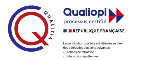 Logo Certification Qualiopi sur les actions de formations et de bilans de compétences
